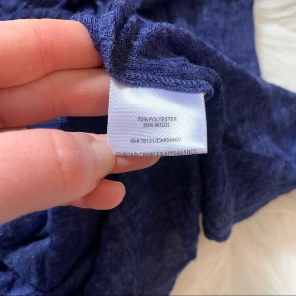 Eileen Fisher sheer long sleeve cardigan sweater - Picture 6 of 6